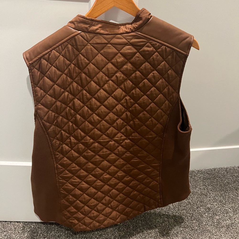 Marc New York Brown Quilted Vest